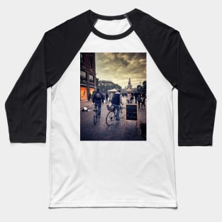 Biking in Milano, Italy Baseball T-Shirt